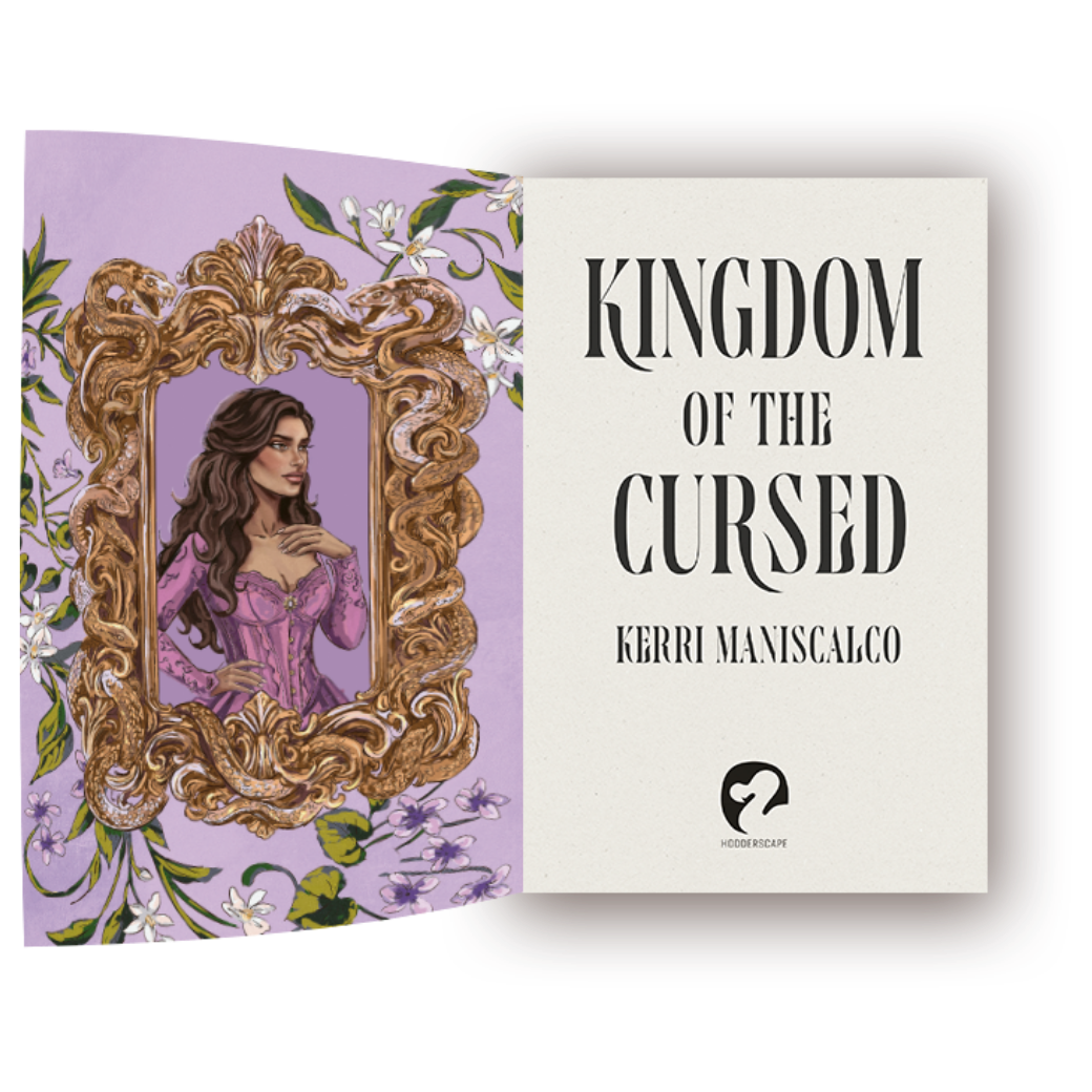 Kingdom of the Cursed inside cover printing character art - front